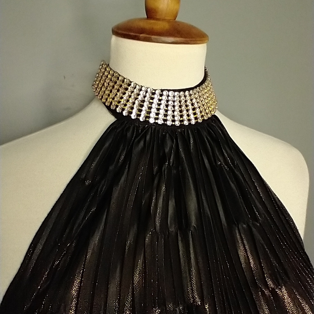 PLEATED HALTER - Picture 7 of 9